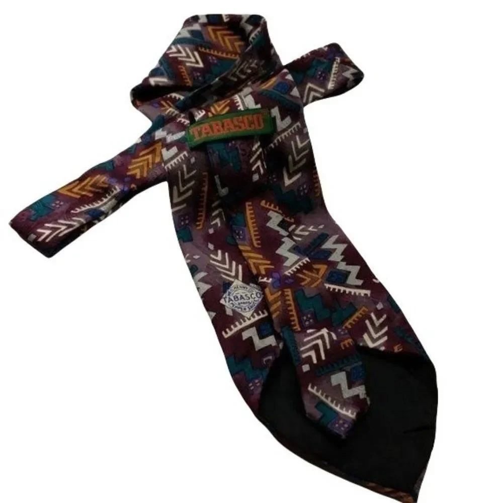 Tabasco pepper sauce Food Advertisement mens fashion tie‎